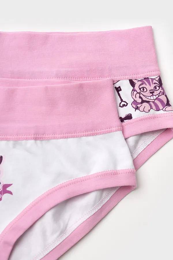 Трусы трикотажные для девочек, 2 шт в комплекте PLAYTODAY, разноцветный - фото 2