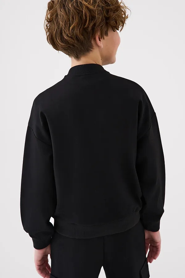 Толстовка трикотажная для мальчиков PLAYTODAY, черный - фото 2