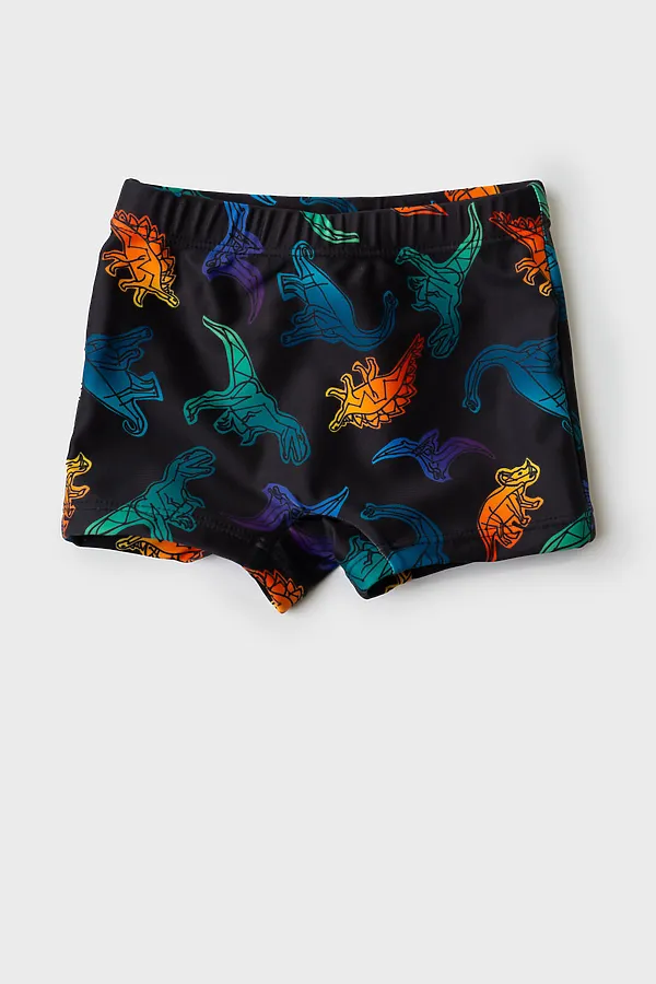 Плавки-шорты детские трикотажные для мальчиков, средней длины PLAYTODAY, разноцветный - фото 2