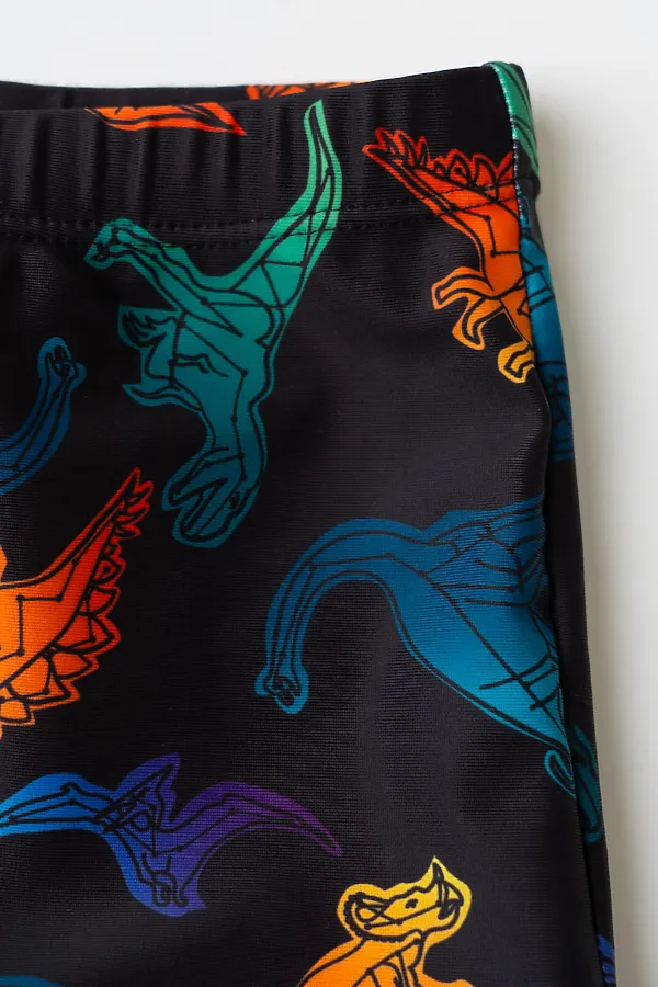 Плавки-шорты детские трикотажные для мальчиков, средней длины PLAYTODAY, разноцветный - фото 2