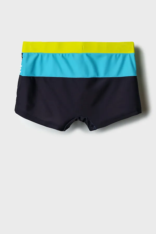 Плавки-шорты трикотажные для мальчиков, короткие PLAYTODAY, черный,светло-зеленый,бирюзовый - фото 2