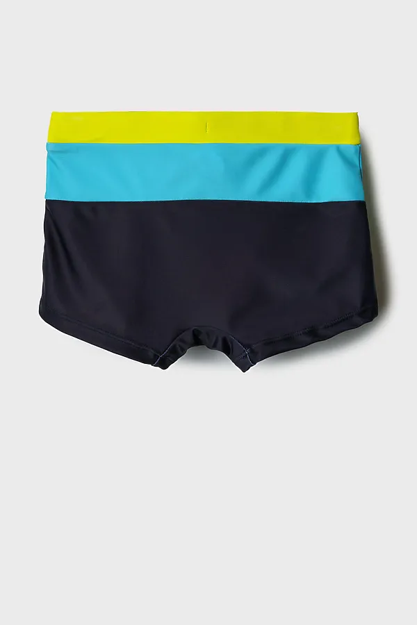 Плавки-шорты трикотажные для мальчиков, короткие PLAYTODAY, черный,светло-зеленый,бирюзовый - фото 2