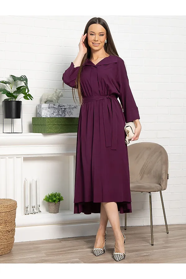 Платье Лорита LADY TAIGA, марсала - фото 2