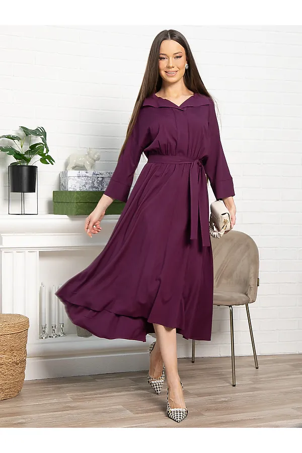 Платье Лорита LADY TAIGA, марсала - фото 2