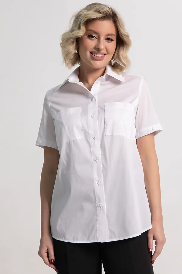 Рубашка Секрет LADY TAIGA, белая - фото 2