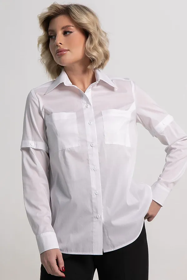 Рубашка Секрет LADY TAIGA, белая - фото 2