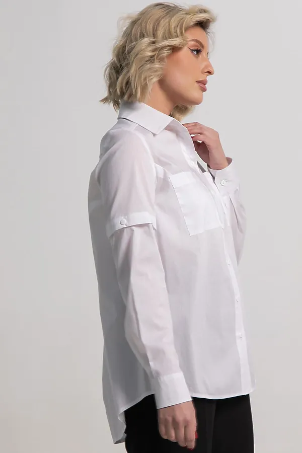Рубашка Секрет LADY TAIGA, белая - фото 2
