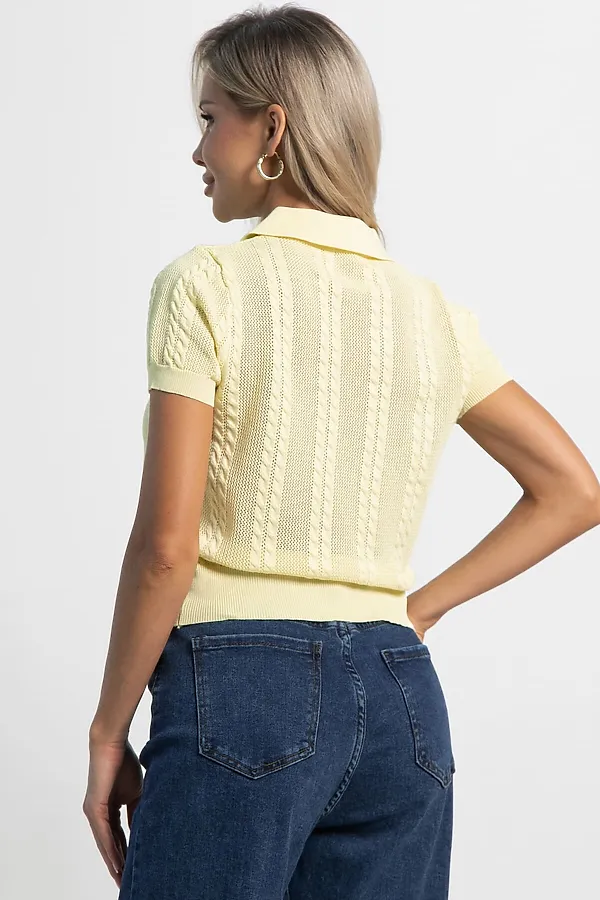 Поло Важный момент LADY TAIGA, сливочное масло - фото 2