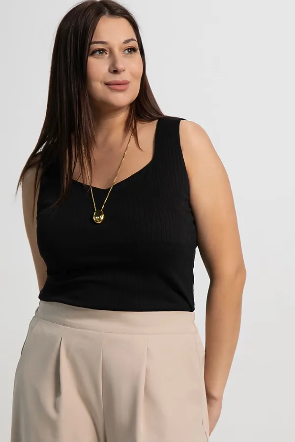 Топ Эстер LADY TAIGA, черный - фото 2