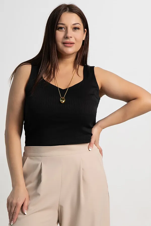 Топ Эстер LADY TAIGA, черный - фото 2