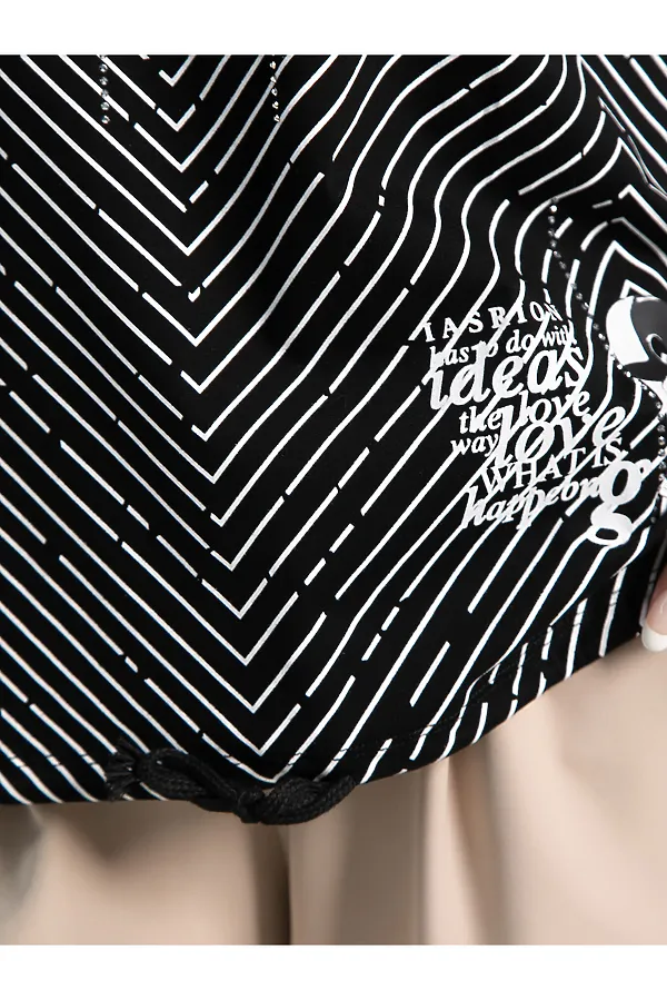 Блуза Ханна LADY TAIGA, черная - фото 2