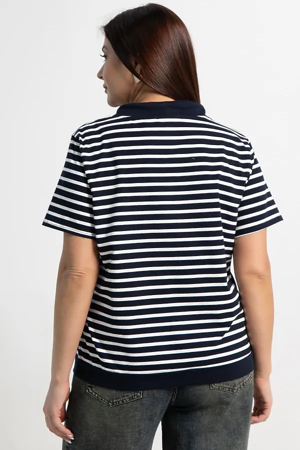 Блуза Лила LADY TAIGA, синяя - фото 2