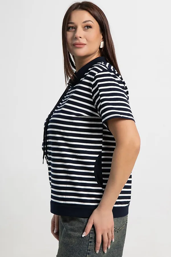 Блуза Лила LADY TAIGA, синяя - фото 2