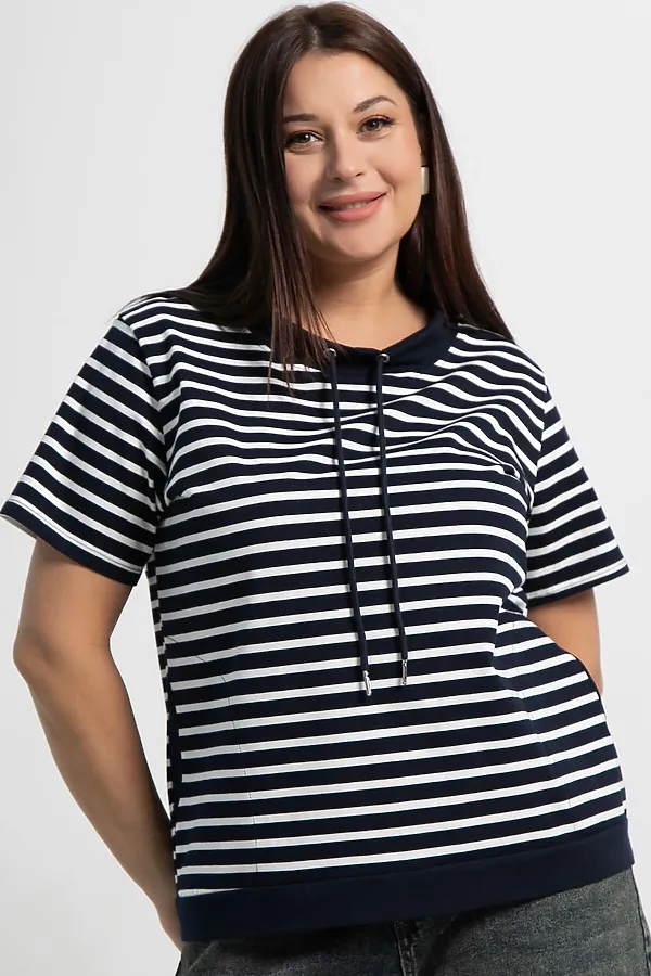 Блуза Лила LADY TAIGA, синяя - фото 2