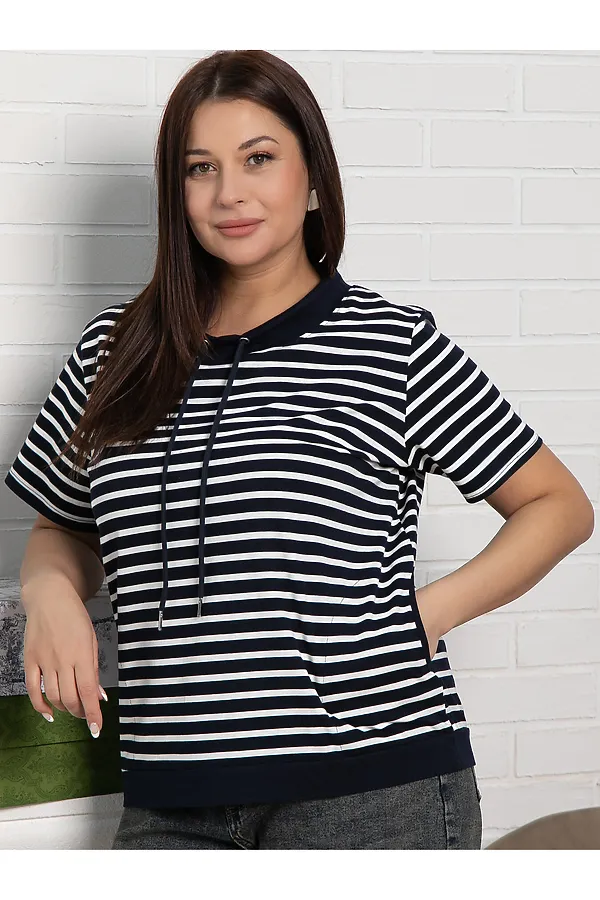 Блуза Лила LADY TAIGA, синяя - фото 2