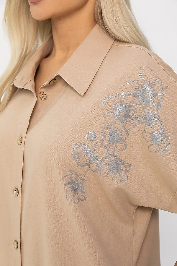 Платье Мирослава LADY TAIGA, бежевое - фото 2