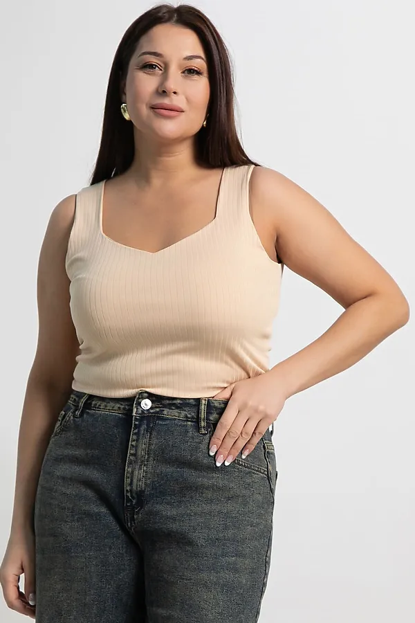 Топ Эстер LADY TAIGA, бежевый - фото 2