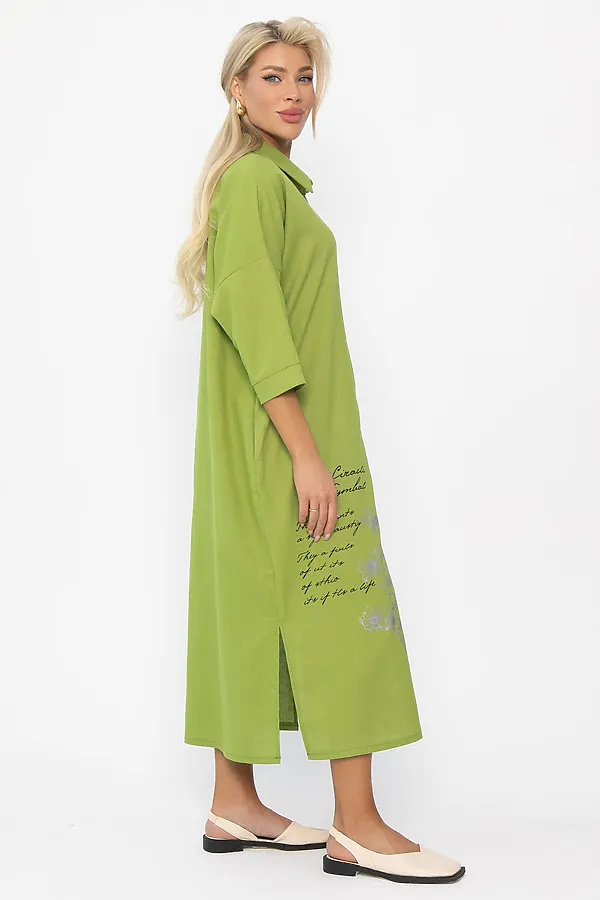Платье Мирослава LADY TAIGA, лайм - фото 2