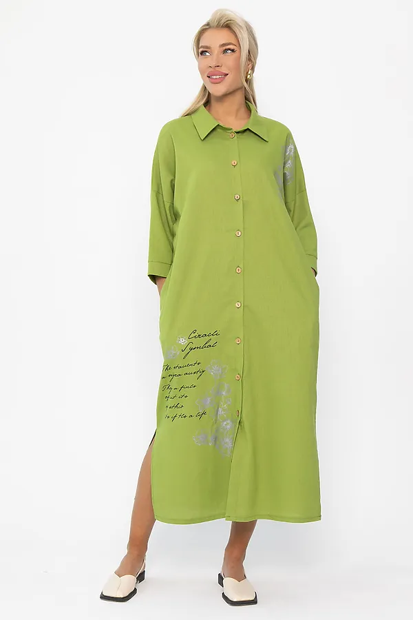 Платье Мирослава LADY TAIGA, лайм - фото 2