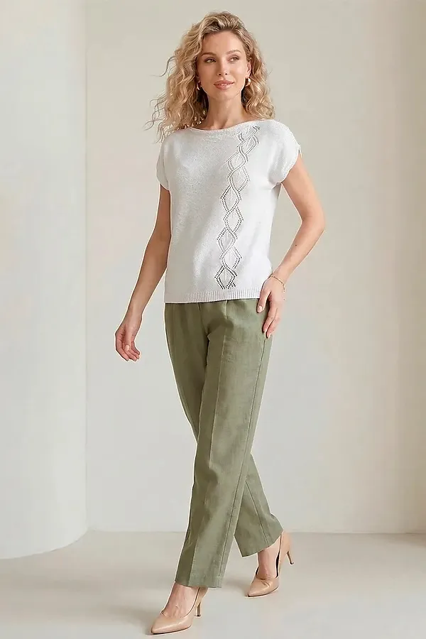 Джемпер СБР НАТАЛИ, белый - фото 2