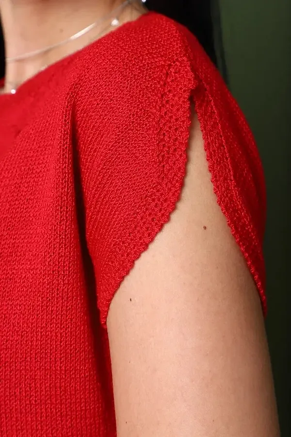 Джемпер СБР НАТАЛИ, красный - фото 2