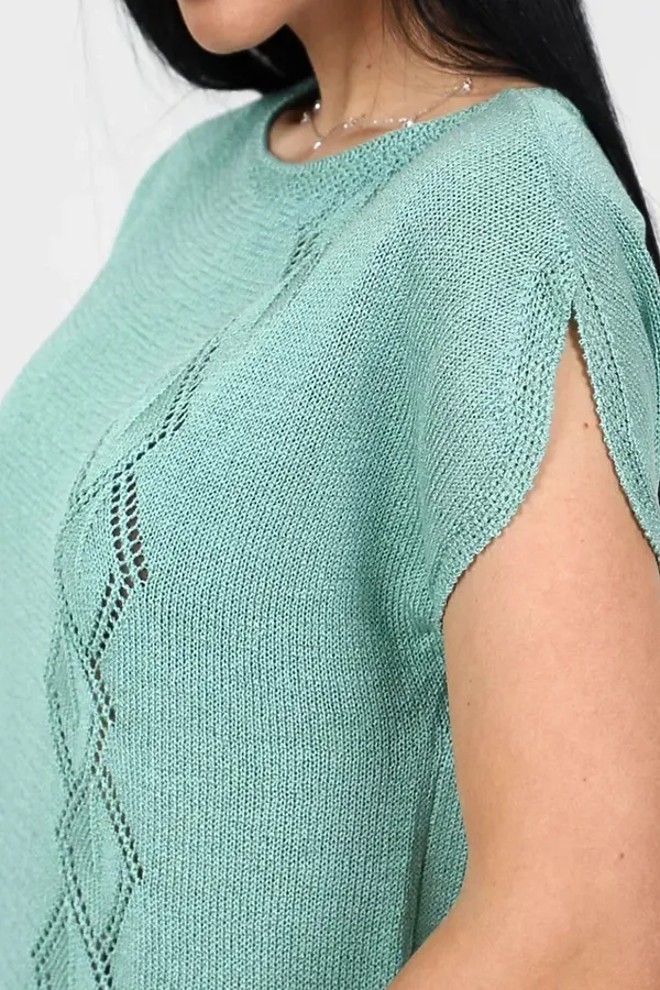 Джемпер СБР НАТАЛИ, мятный - фото 2