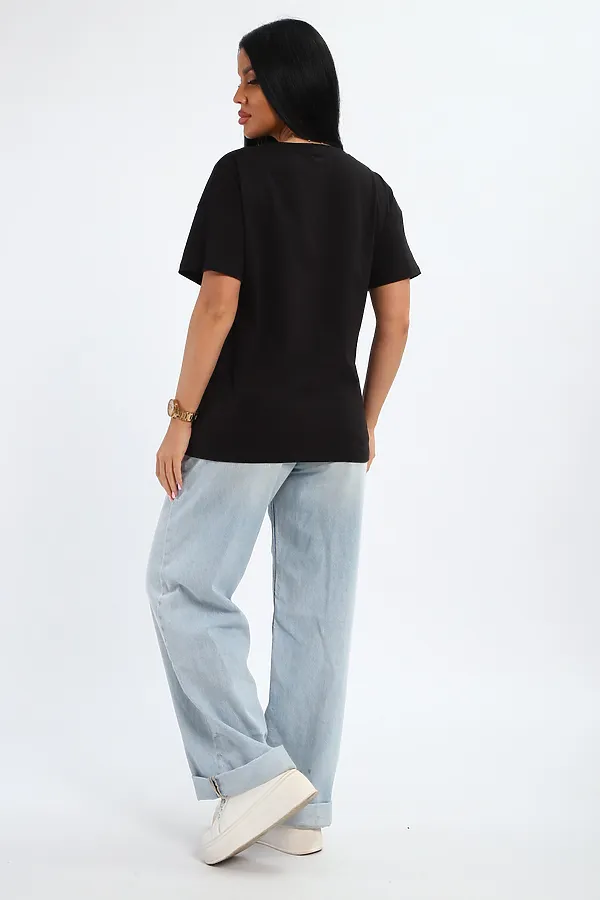 Футболка 85668 НАТАЛИ, черный - фото 2