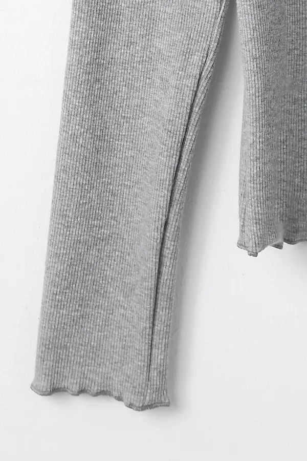 Лонгслив для девочек MARK FORMELLE, серый меланж 4425b - фото 2