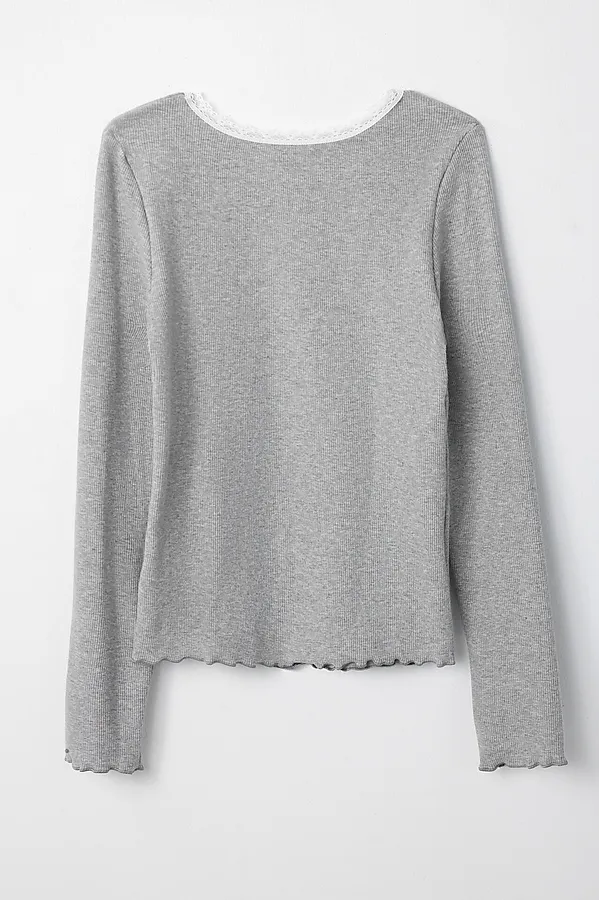 Лонгслив для девочек MARK FORMELLE, серый меланж 4425b - фото 2