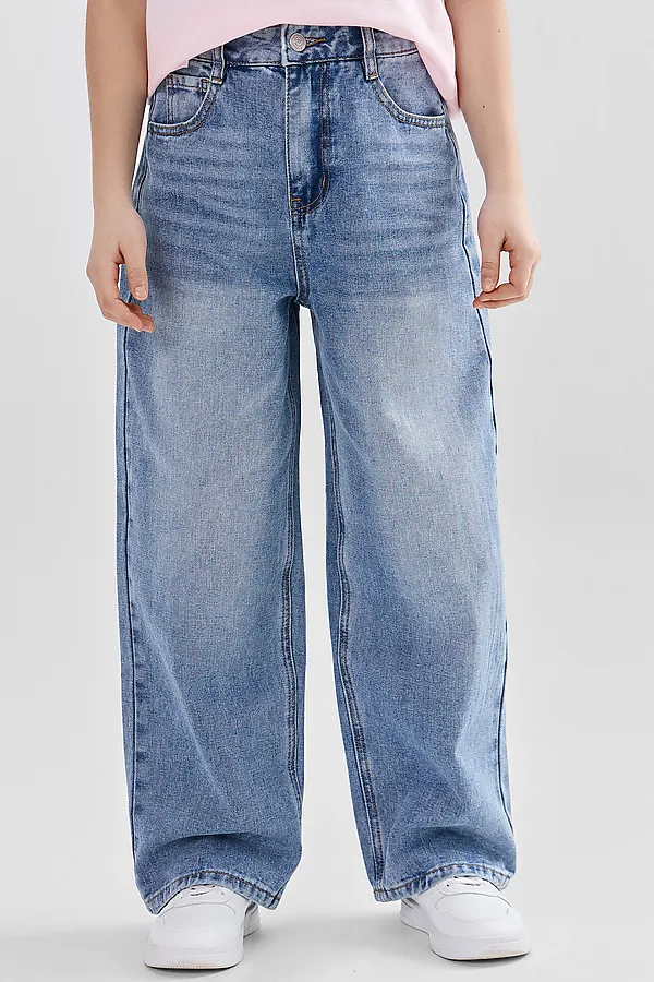 Джинсы для девочек MARK FORMELLE, голубой - фото 2