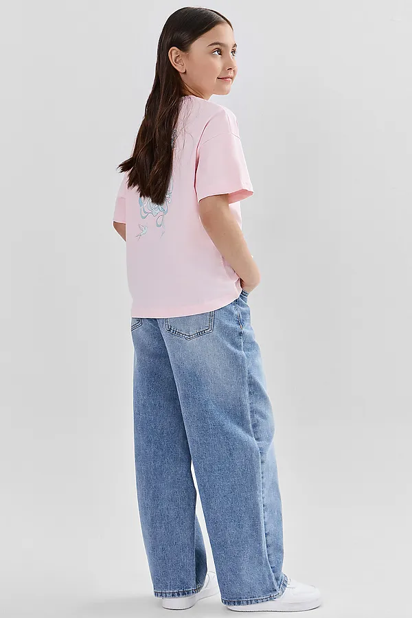 Джинсы для девочек MARK FORMELLE, голубой - фото 2