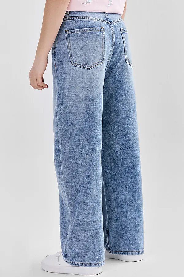 Джинсы для девочек MARK FORMELLE, голубой - фото 2