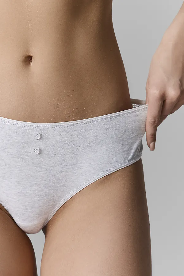 Трусы женские MARK FORMELLE, серый меланж 4306-а-1 - фото 2