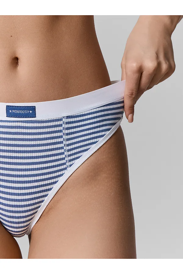 Трусы женские MARK FORMELLE, сине -белая полоска - фото 2
