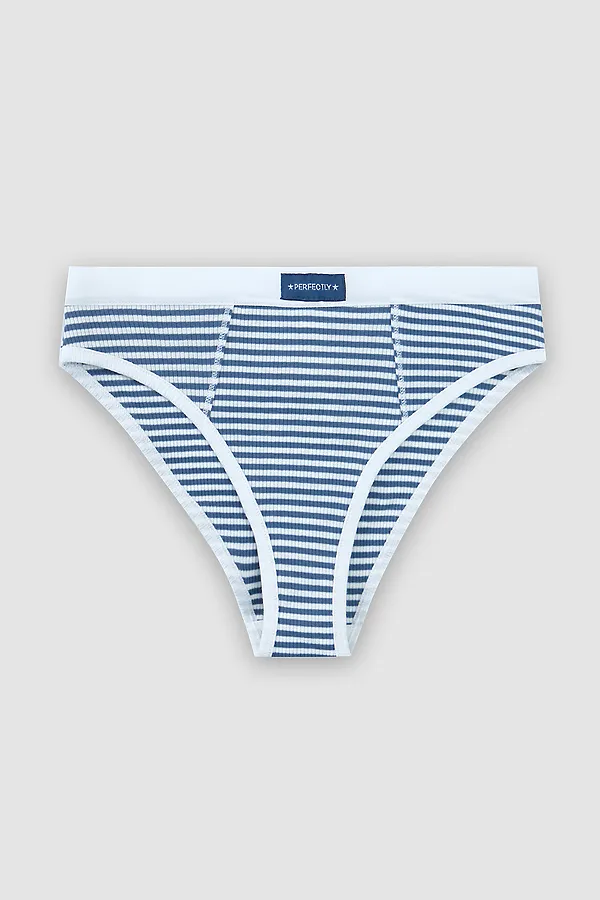Трусы женские MARK FORMELLE, сине -белая полоска - фото 2