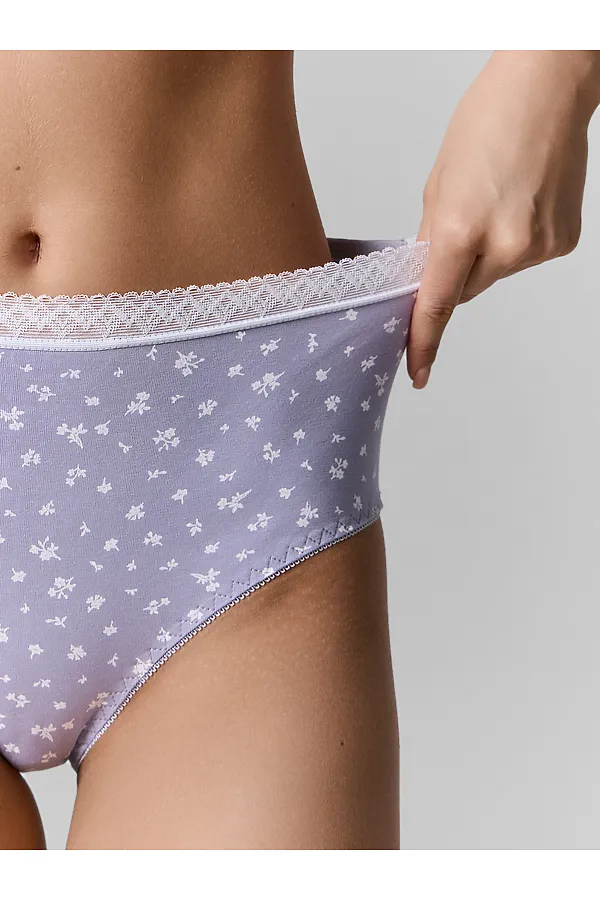 Трусы женские MARK FORMELLE, цветочки на сером - фото 2