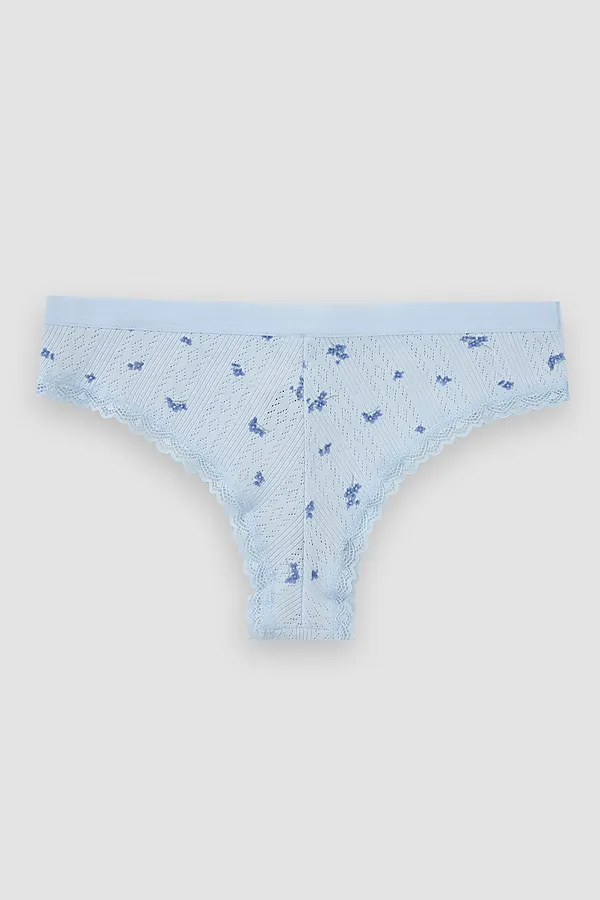 Трусы женские MARK FORMELLE, букетики на голубом - фото 2
