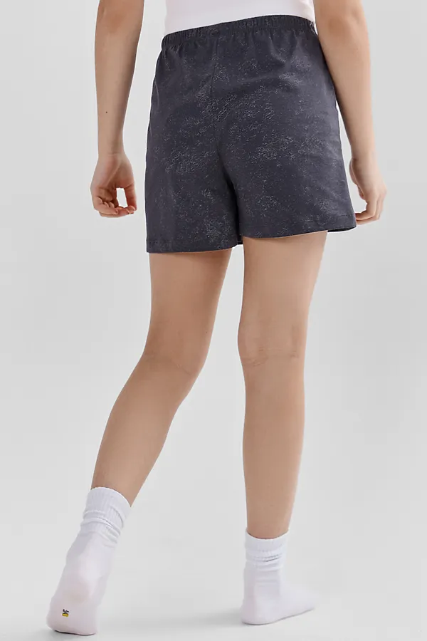 Шорты для девочек домашние MARK FORMELLE, серый acid wash +печать - фото 2