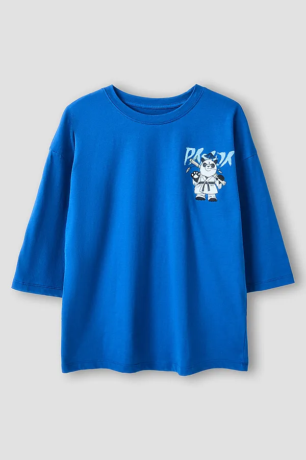 Комплект для мальчиков (джемпер, шорты) MARK FORMELLE, синий +буквы на синем - фото 2