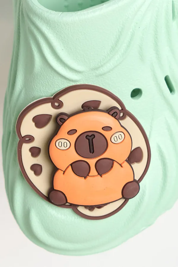 Сабо для девочек PLAYTODAY, светло-зеленый - фото 2