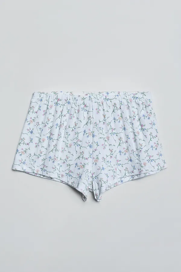 Комплект женский (джемпер, шорты) MARK FORMELLE, цветочки на белом - фото 2