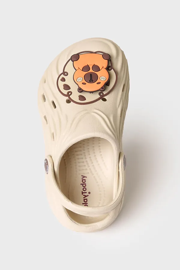 Сабо для девочек PLAYTODAY, молочный - фото 2