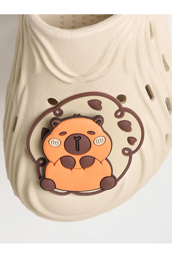 Сабо для девочек PLAYTODAY, молочный - фото 2