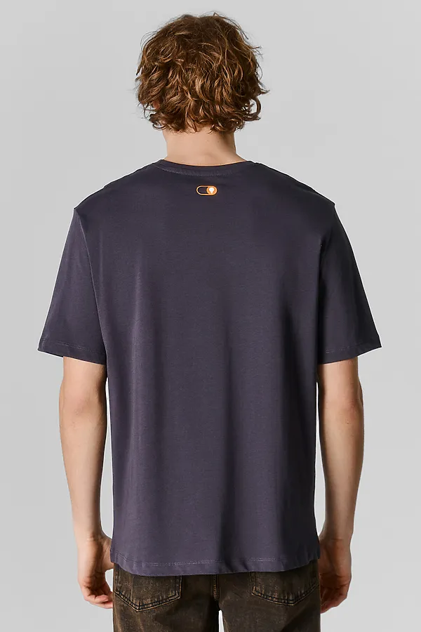 Футболка мужская MARK FORMELLE, обсидиан +печать - фото 2