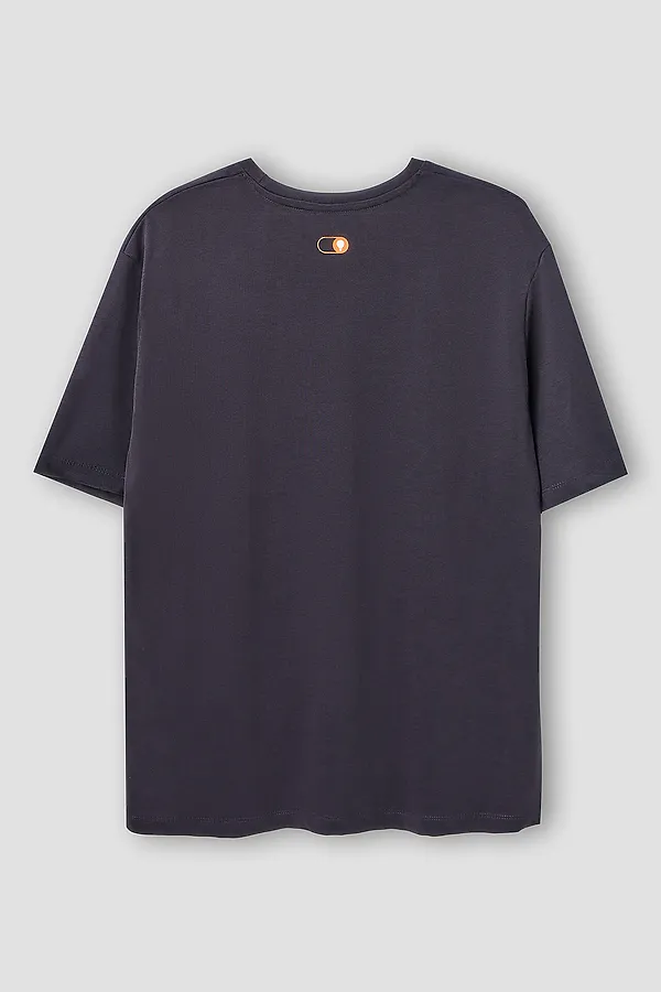 Футболка мужская MARK FORMELLE, обсидиан +печать - фото 2