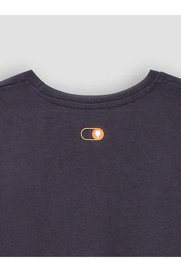 Футболка мужская MARK FORMELLE, обсидиан +печать - фото 2