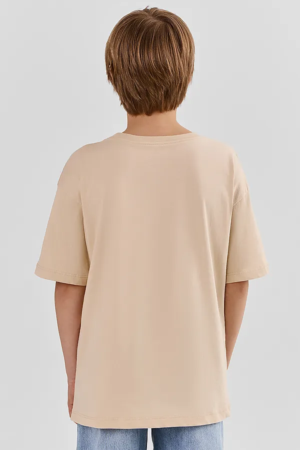 Футболка для мальчиков MARK FORMELLE, туман +печать - фото 2