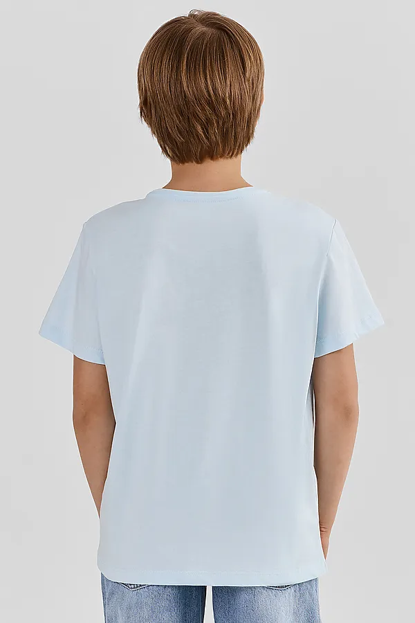 Футболка для мальчиков MARK FORMELLE, кристалл +печать - фото 2