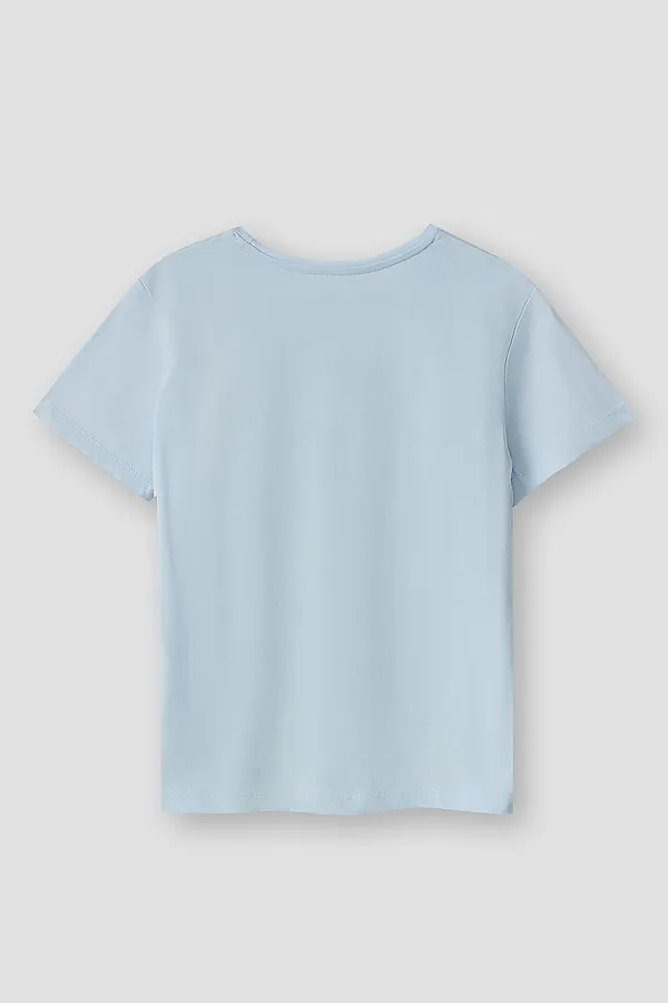 Футболка для мальчиков MARK FORMELLE, кристалл +печать - фото 2