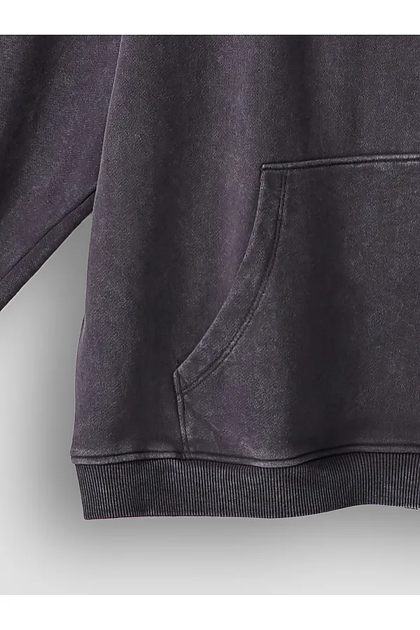 Худи для мальчиков MARK FORMELLE, acid wash графит +печать - фото 2